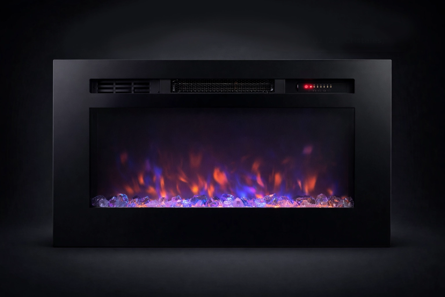 Chimenea eléctrica 28" Cristales
