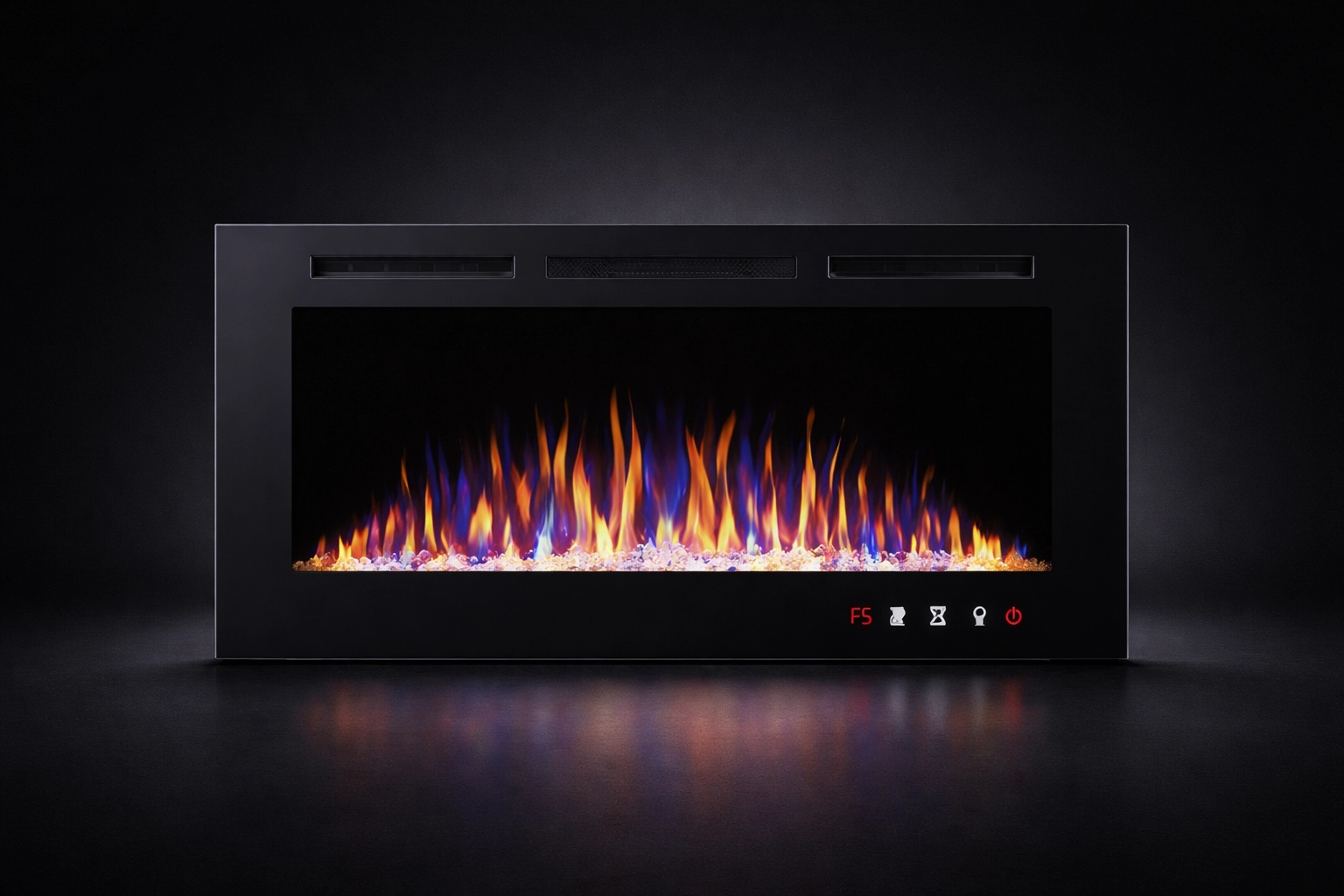 Chimenea eléctrica 36" Cristales