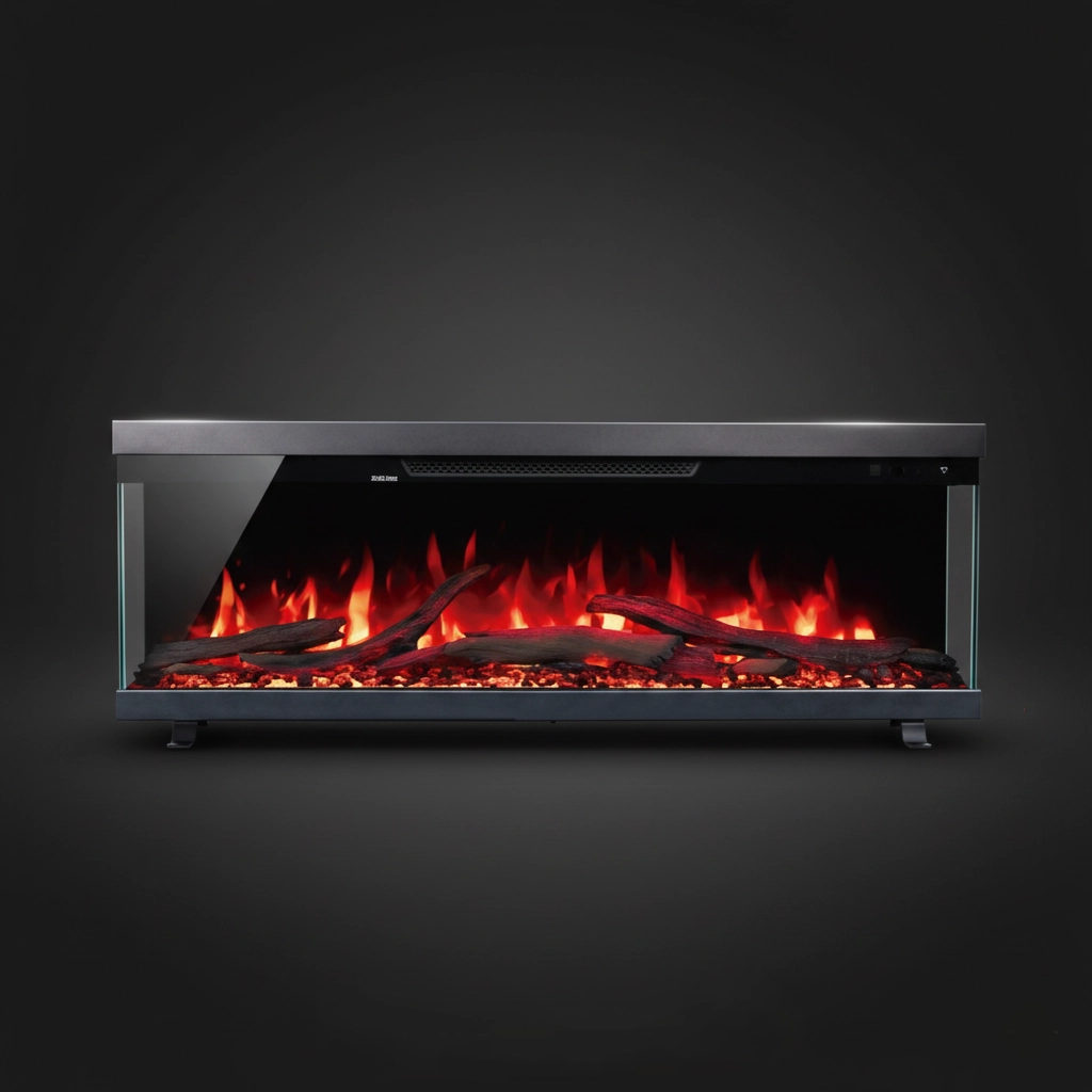Chimenea eléctrica 50" App Inteligente Cristales