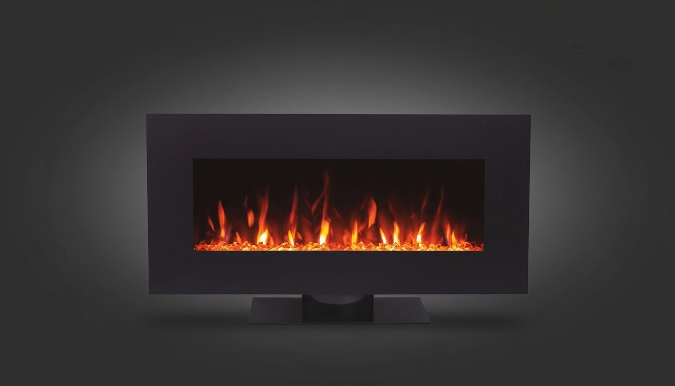 Chimenea eléctrica 42" Cristales Bluetooth