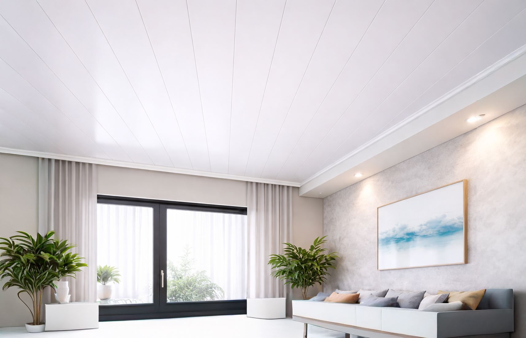 Ambiente instalado Blanco Liso