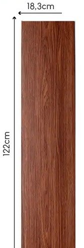 Tabla completa del piso SPC Chanul — 122cm × 18.3cm