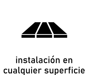Instalación en cualquier superficie