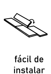 Fácil de instalar