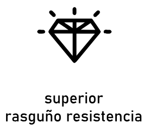 Superior resistencia al rayado